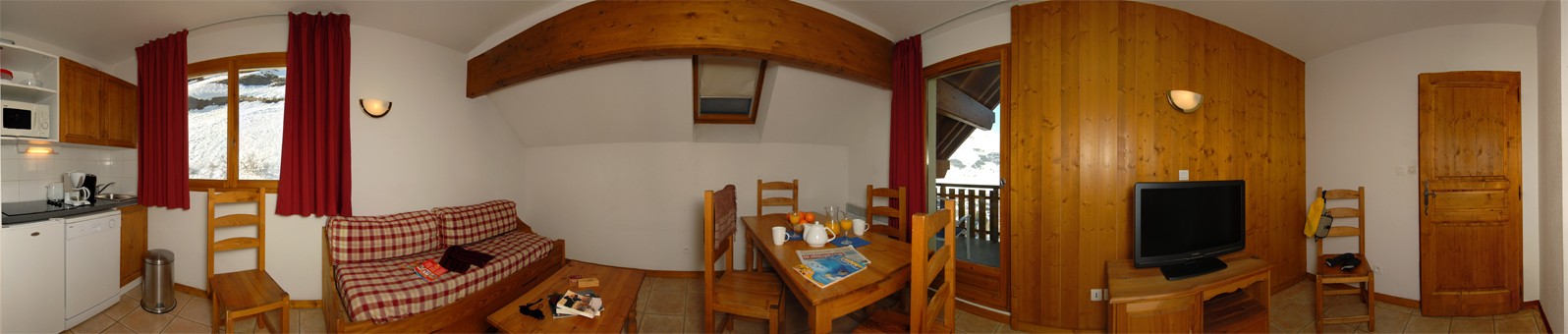 Les Deux Alpes - Le Prince des Ecrins : Interior view of an apartment