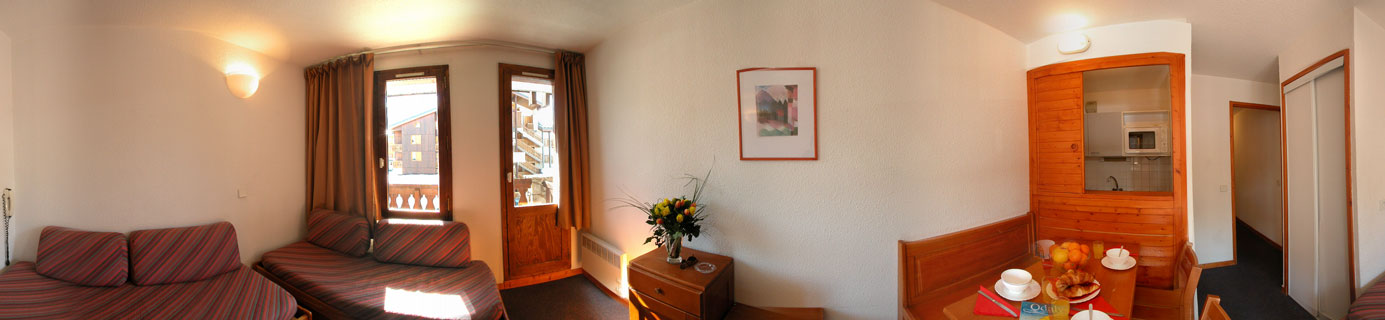 Val d'Isre - Les Jardins de Val - Verdets : Interior view of an apartment
