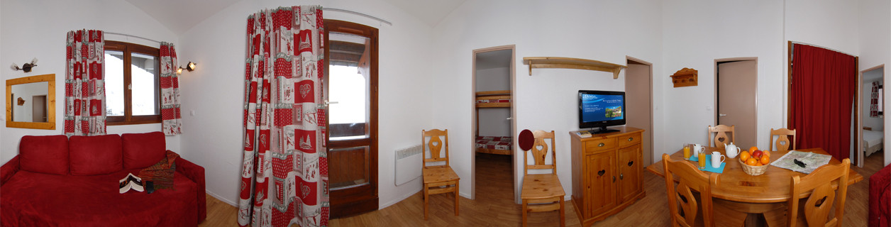 Tignes - Le Hameau du Borsat : Interior view of an apartment