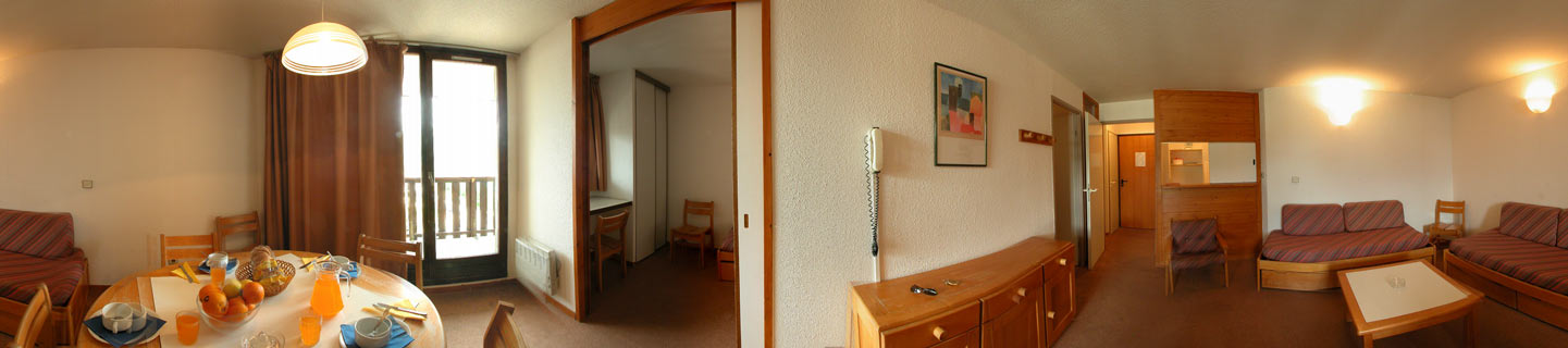 Alpe d'Huez - Le Christiana : Vue intrieure d'un appartement