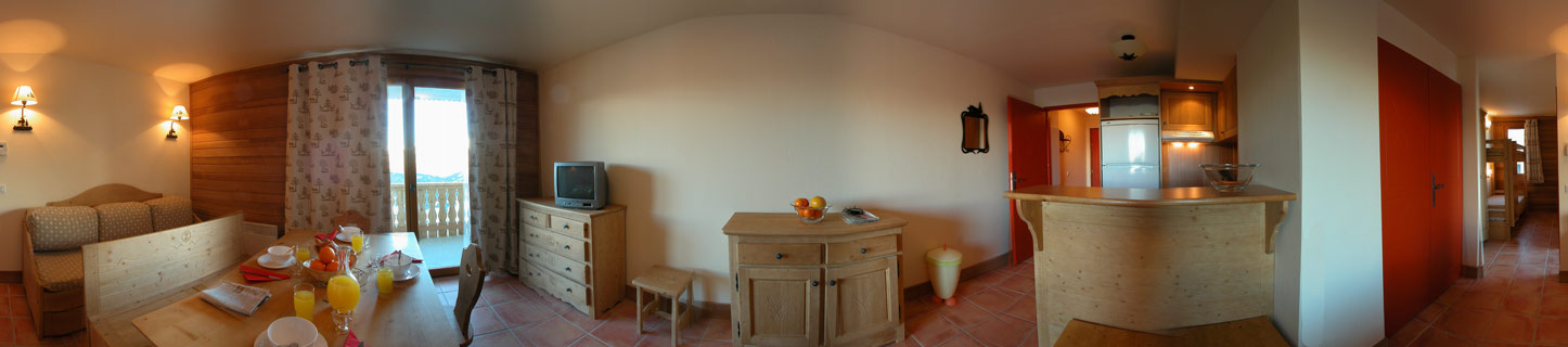 Pra Loup - Le Hameau de Praroustan : Interior view of an apartment