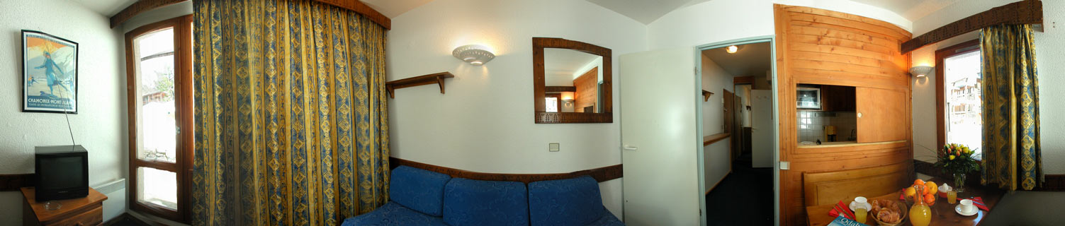 Val d'Isre - Les Hauts du Rogoney : Interior view of an apartment