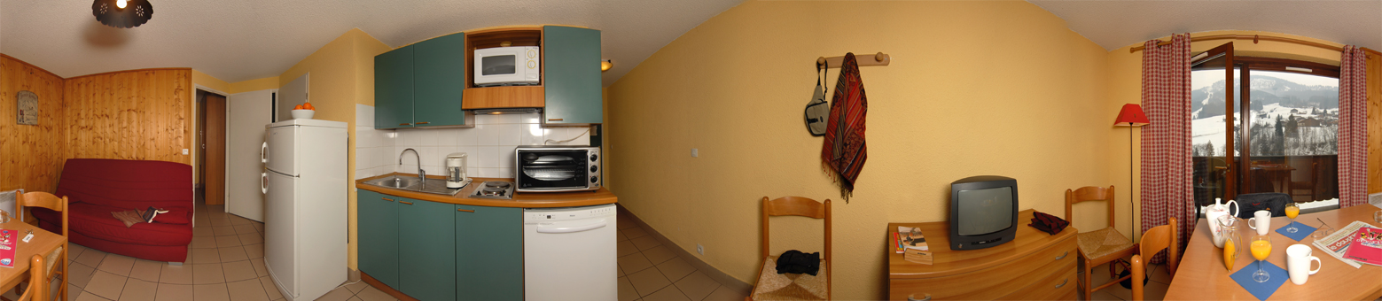 Praz sur Arly - Rsidence Du Soleil : Interior view of an apartment